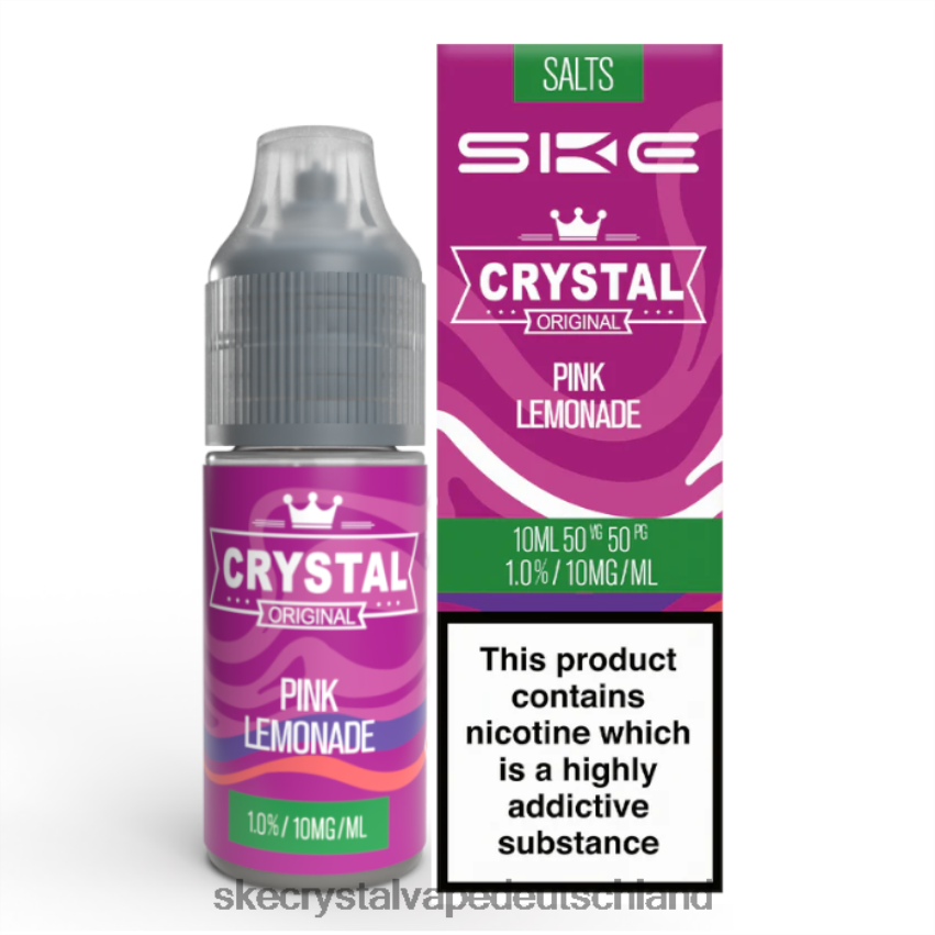 SKE Crystal Deutschland FFHNJ117 SKE Kristallnickelsalz – 10 ml pinke Limonade