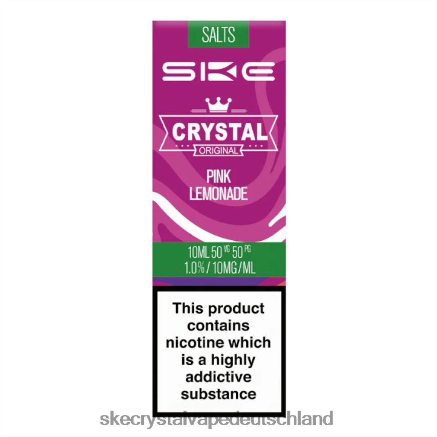 SKE Crystal Deutschland FFHNJ117 SKE Kristallnickelsalz – 10 ml pinke Limonade