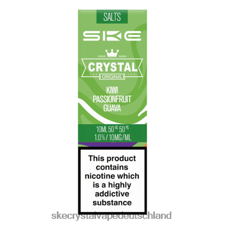 SKE Crystal Vape Deutschland FFHNJ115 SKE Kristallnickelsalz – 10 ml Kiwi, Passionsfrucht, Guave