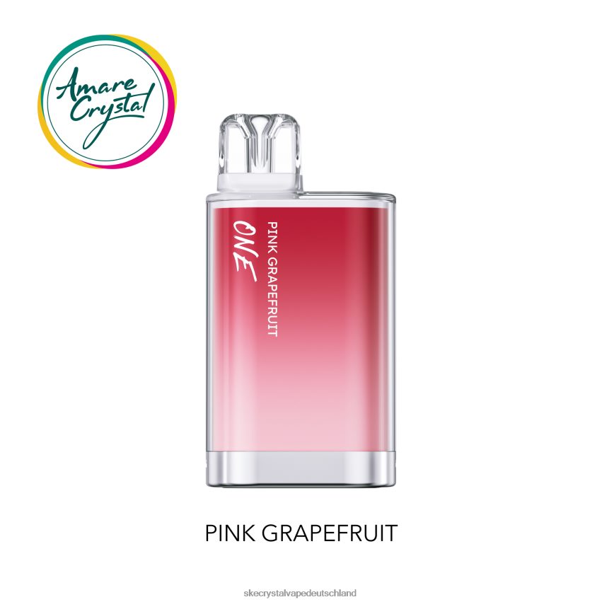 SKE Crystal FFHNJ28 SKE Amare Crystal One Einweg-Vaporizer rosa Grapefruit