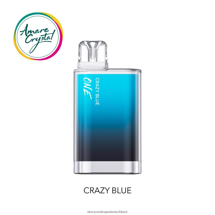 SKE Crystal Vape Deutschland FFHNJ25 SKE Amare Crystal One Einweg-Vaporizer verrücktes Blau